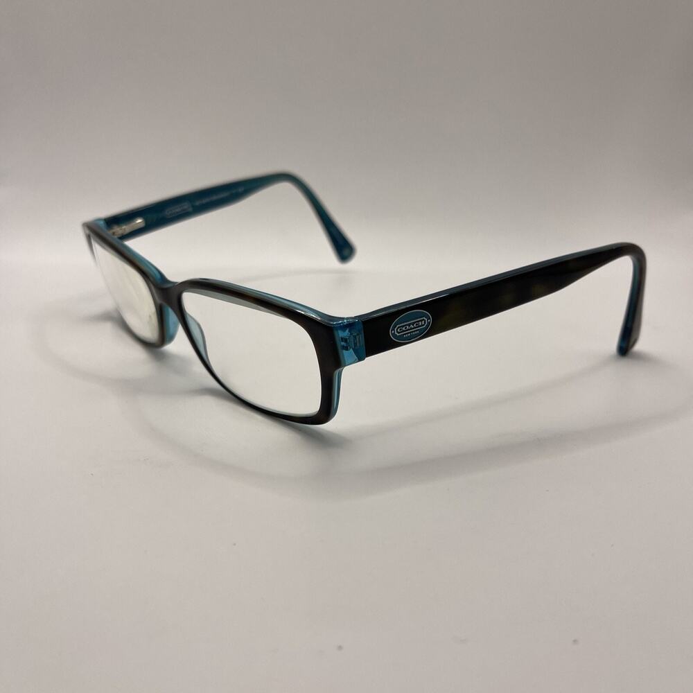 Coach Eyeglasses HC6040 Brooklyn 5116 Tortoise/Teal Women 52 16 135 *Frames Only